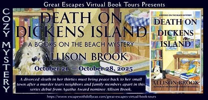 Death on Dickens Island book banner