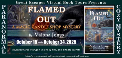 Flamed Out: A Magic Candle Shop Mystery banner