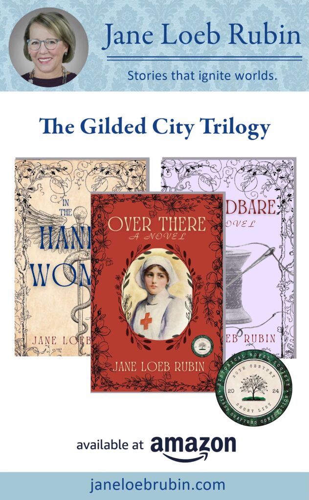 The Gilded City Trilogy book mockup author banner