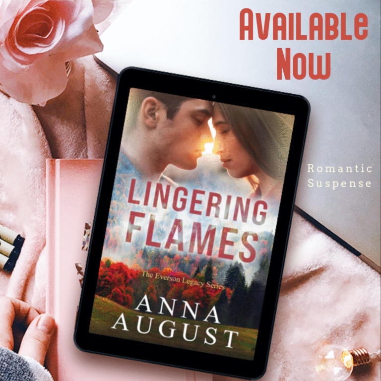 Lingering Flames book mockup