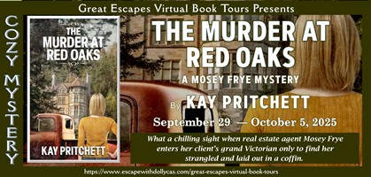The Murder at Red Oaks book banner