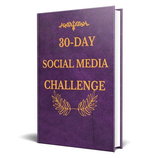30-Day social media challenge book cover