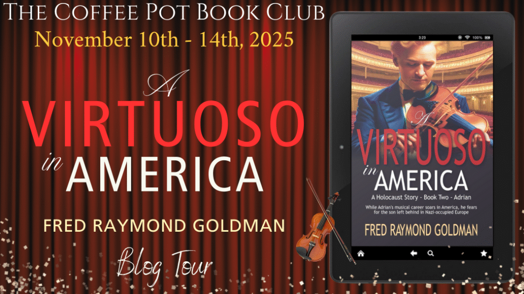 A Virtuoso in America blog tour banner