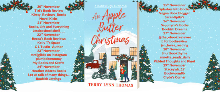 An Apple Butter Christmas book tour schedule