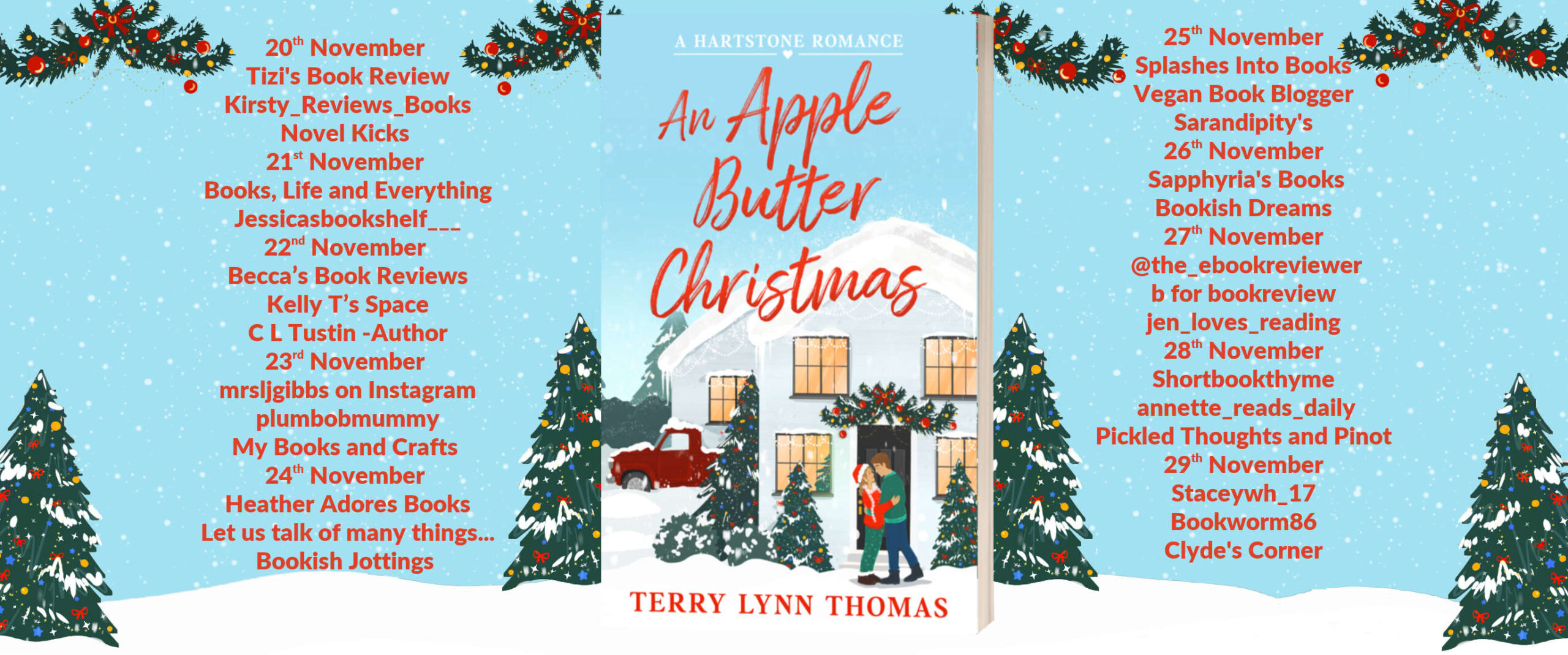 An Apple Butter Christmas Blog Tour