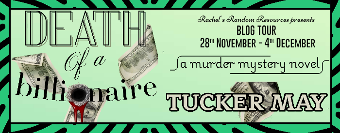 Death of a Billionaire blog tour banner