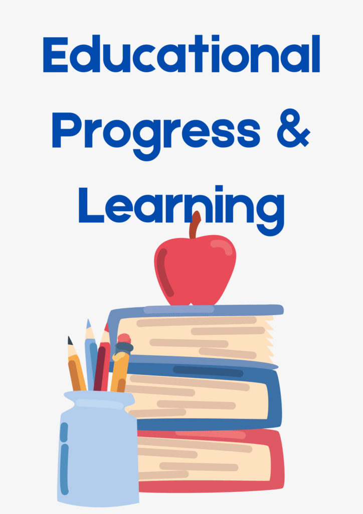 educational progress and learning cover
