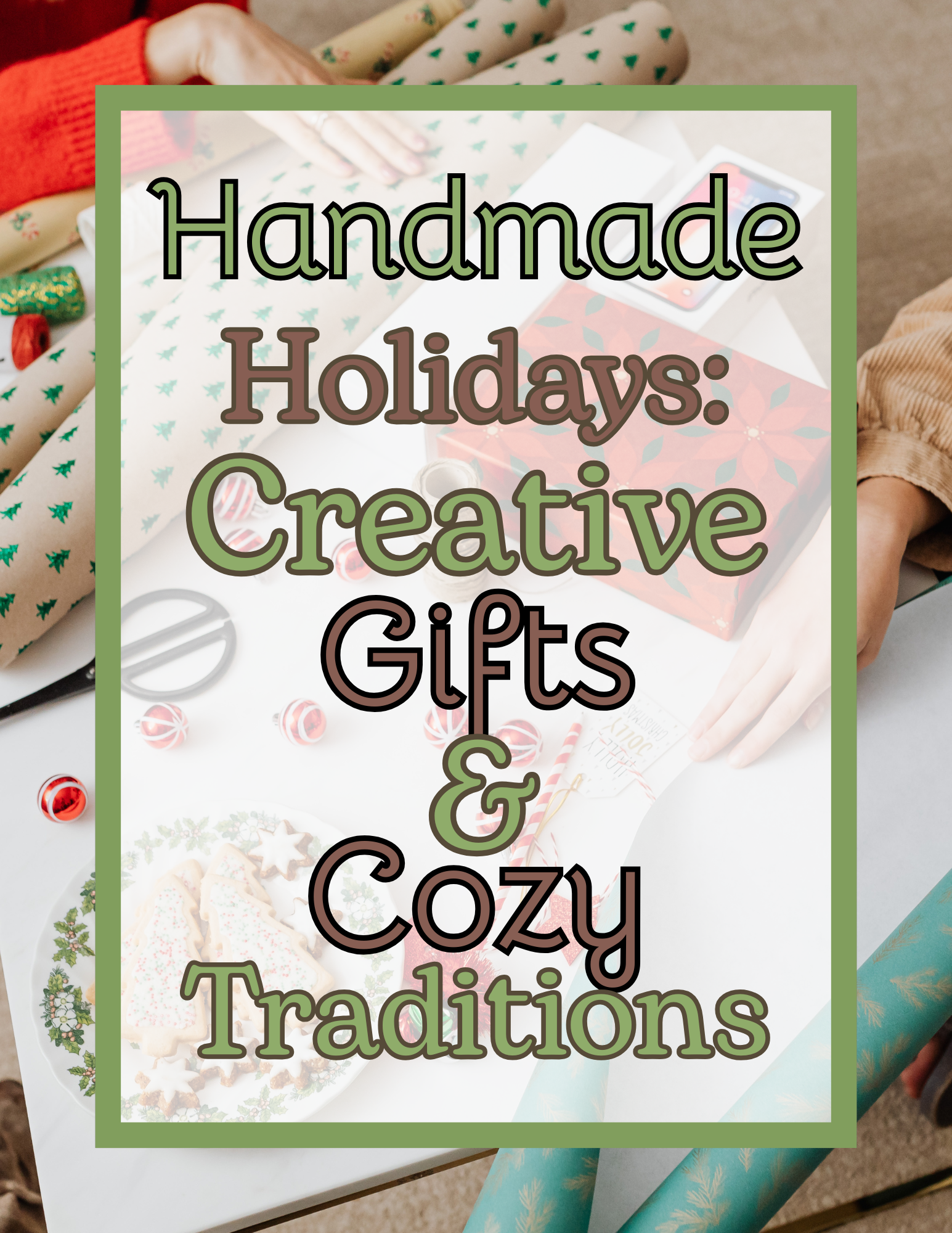 Handmade holidays cover