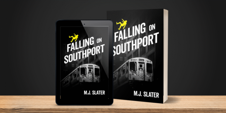 Falling on Southport book mockup