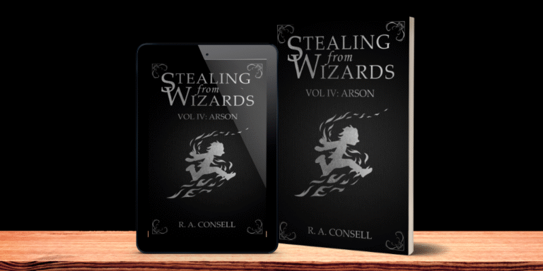 Stealing from Wizard book mockup