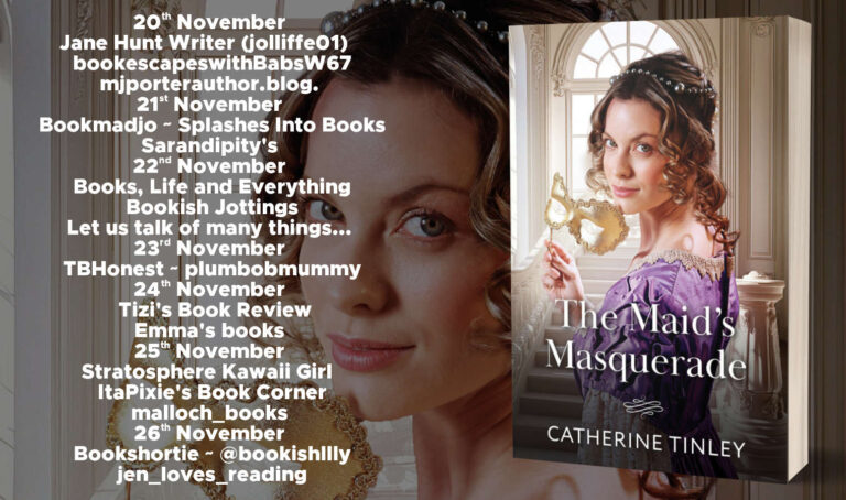 The Maid's Masquerade blog tour schedule