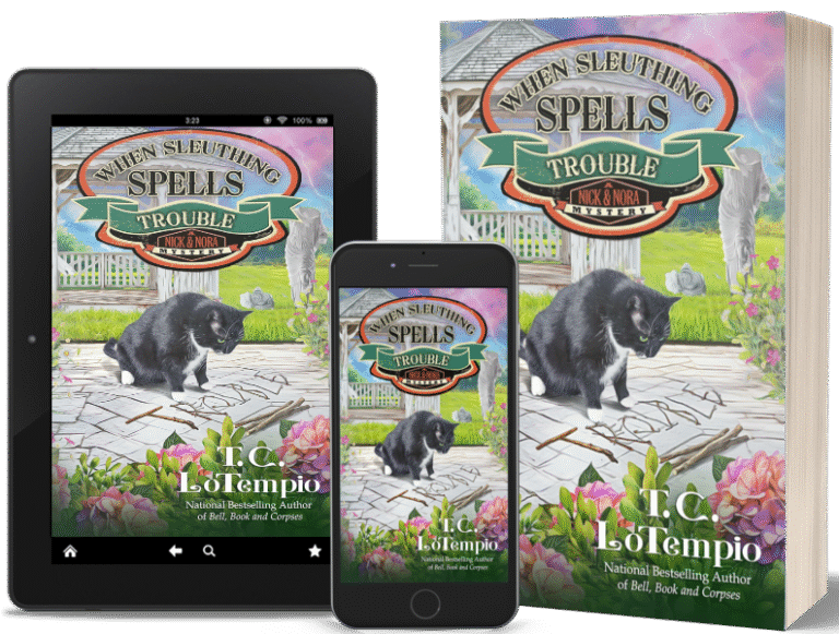 When Sleuthing Spells Trouble book mockup