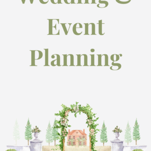 wedding and event planning cover