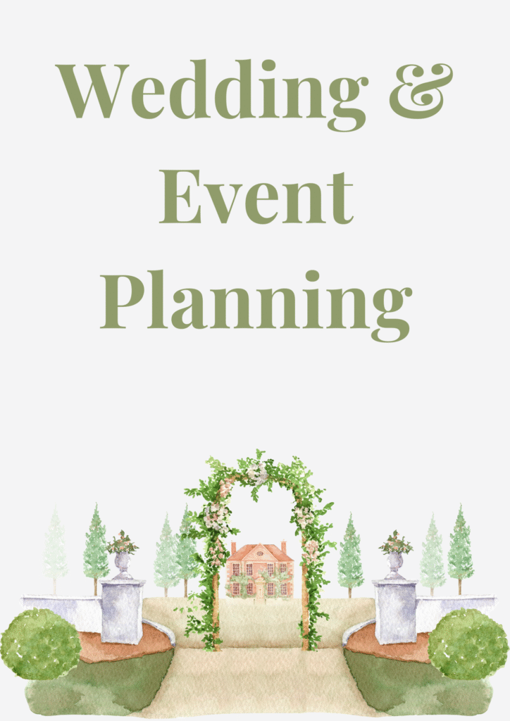 wedding and event planning cover