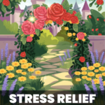 stress relief coloring book cover