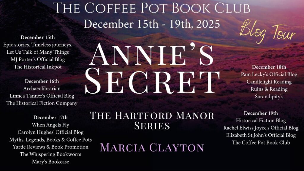 Annie's Secret blog tour schedule