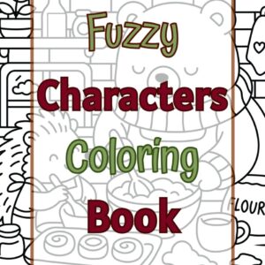 Fuzzy Characters Mini Coloring Book