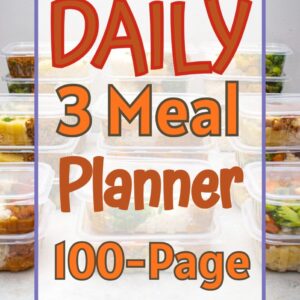 3 meal daily planner cover