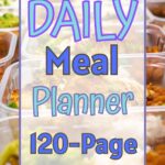 110-Page Daily Meal Planner – Blue