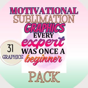 motivational graphics pack mockup