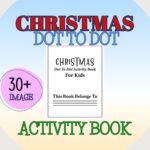 Christmas dot to dot activity book mockup