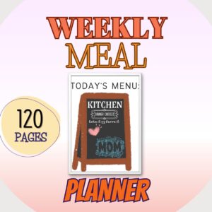 weekly meal planner with shopping list