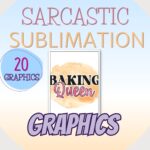 20 Kitchen Sublimation Graphics Neon & Pastel Patterns