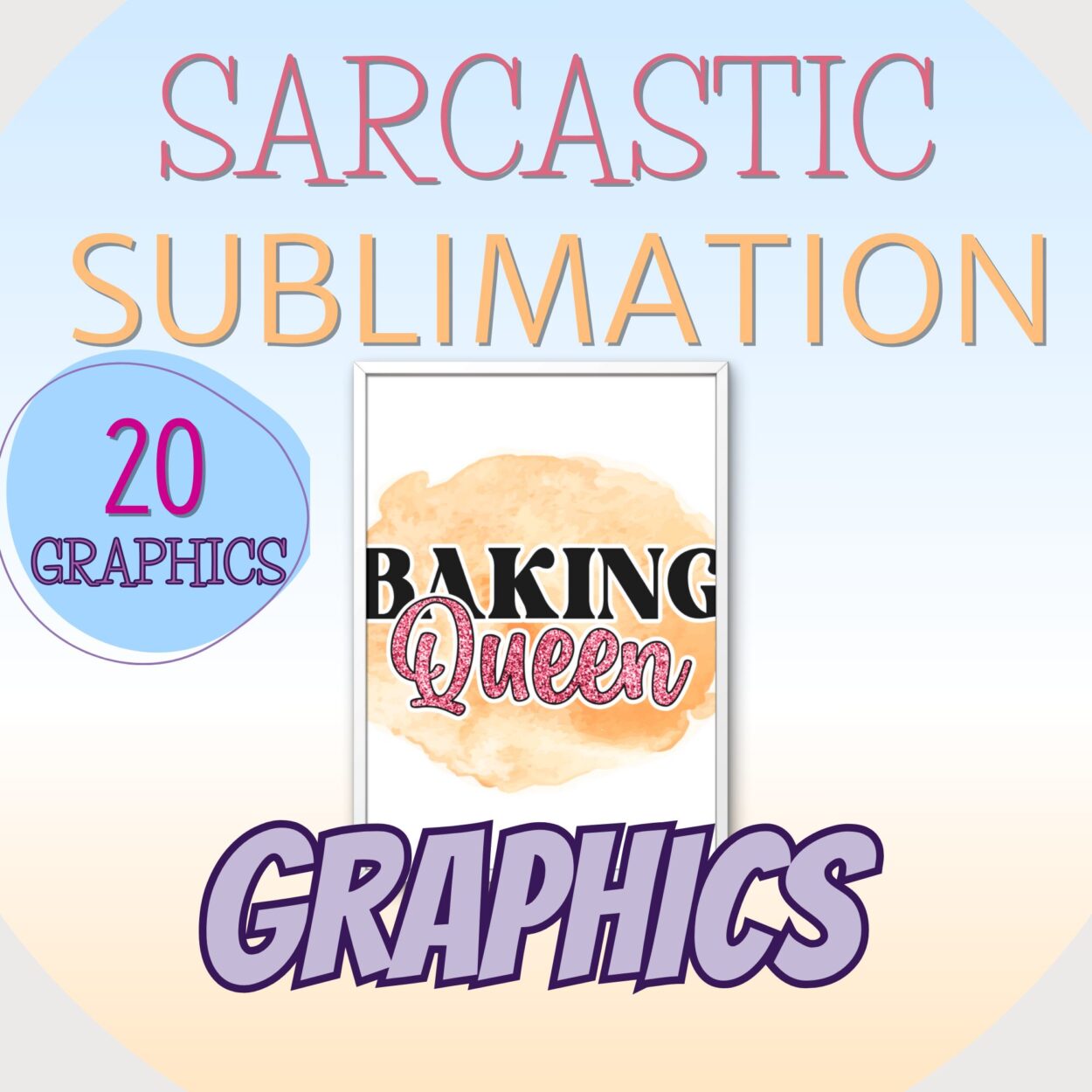 20 Kitchen Sublimation Graphics Neon & Pastel Patterns