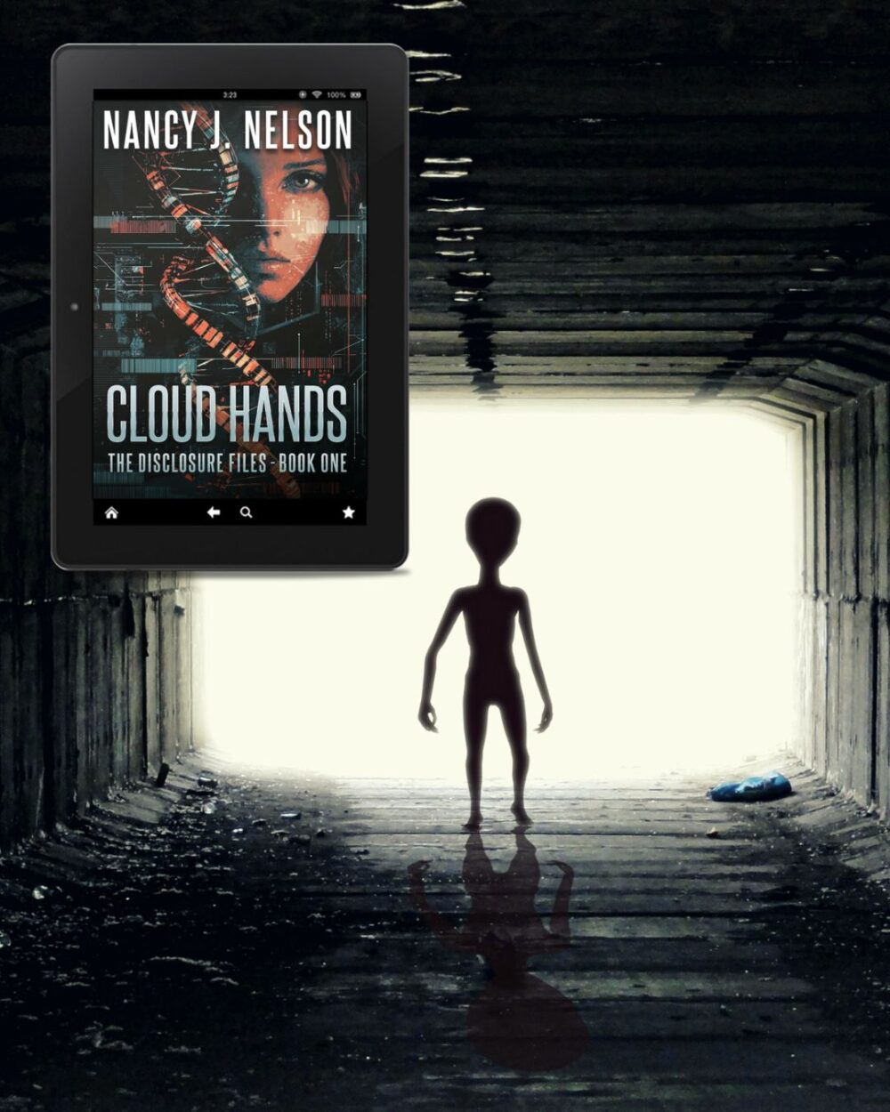 Cloud Hands book mockup