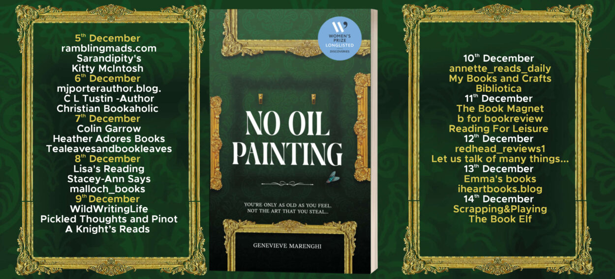 No Oil Painting blog tour banner