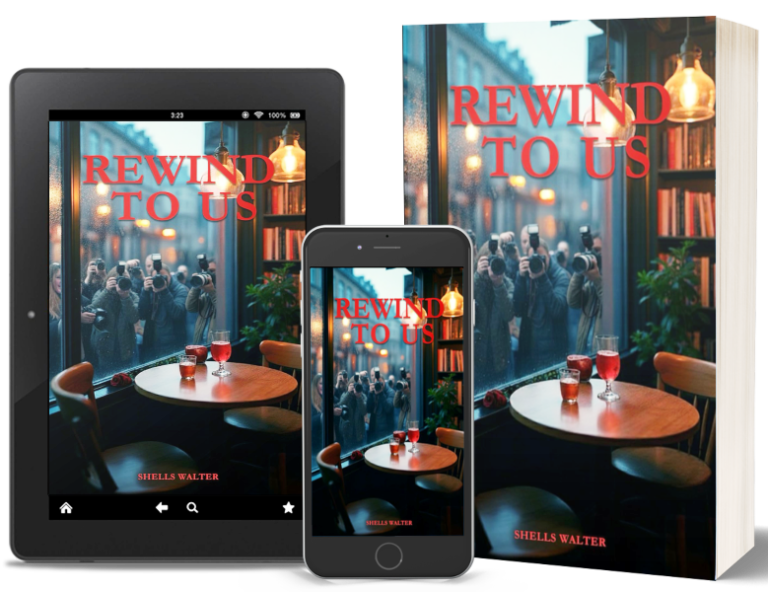 Rewind to Us book mockup