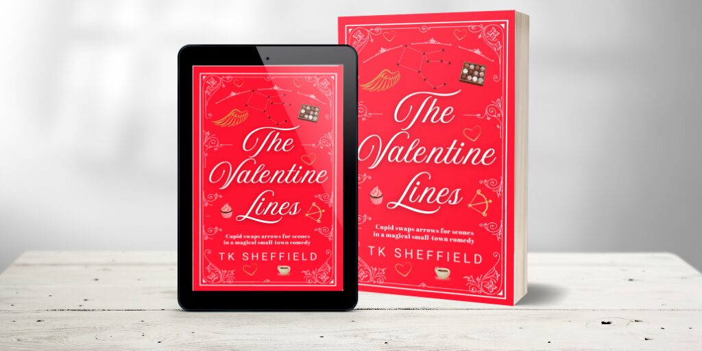 The Valentine Lines book mockup