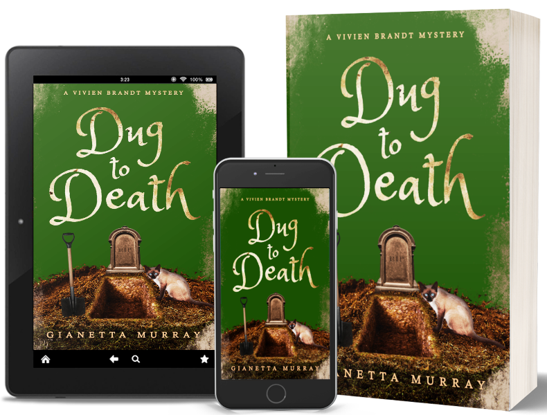 Dug to Death book mockup