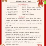 gingerbread cookie recipe printable