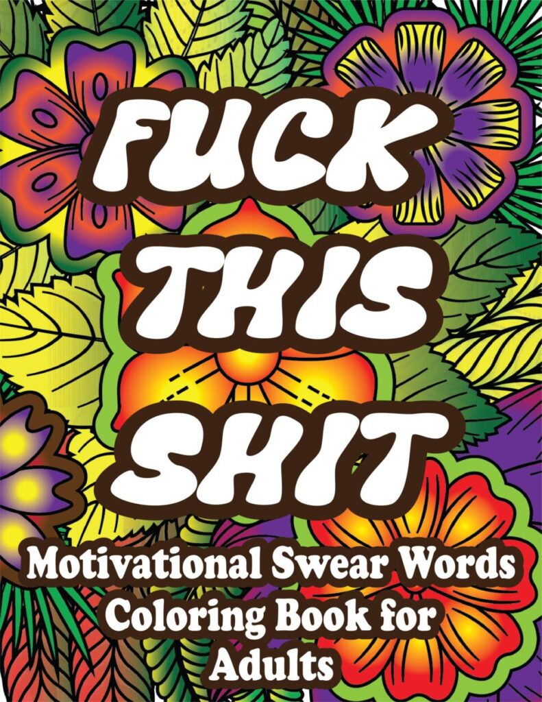 motivational swear word coloring book