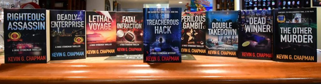 Mike Stoneman mysteries book mockup