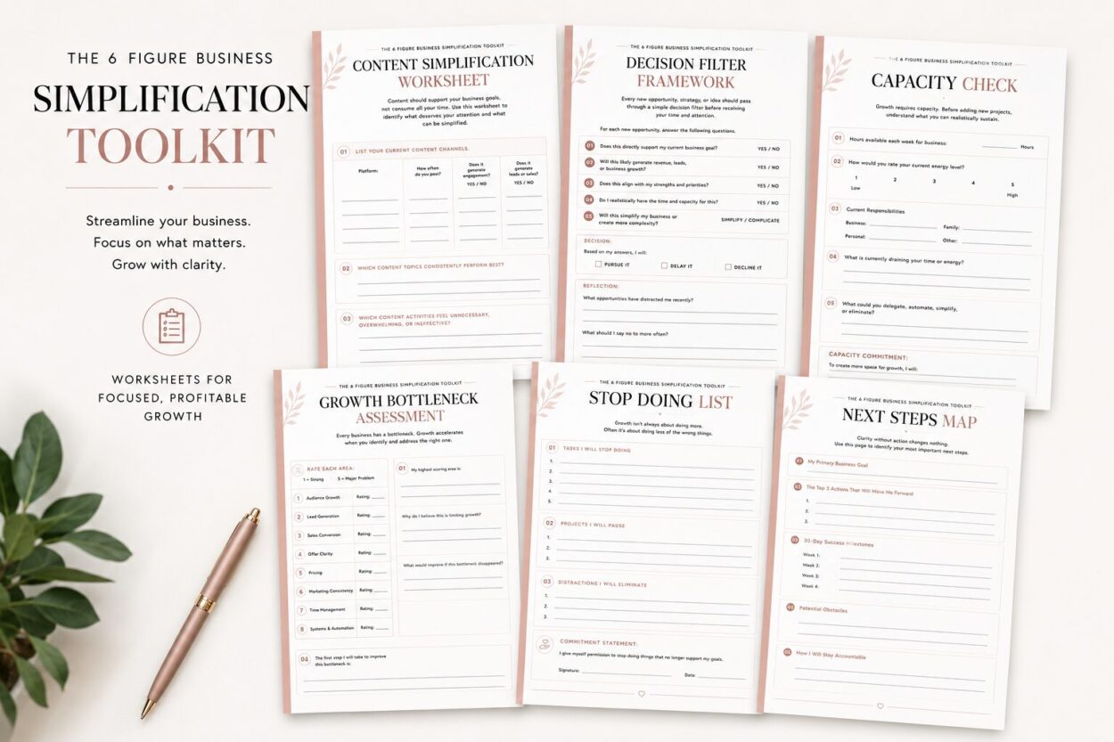 Business Simplification Toolkit – Align Your Business with What Matters