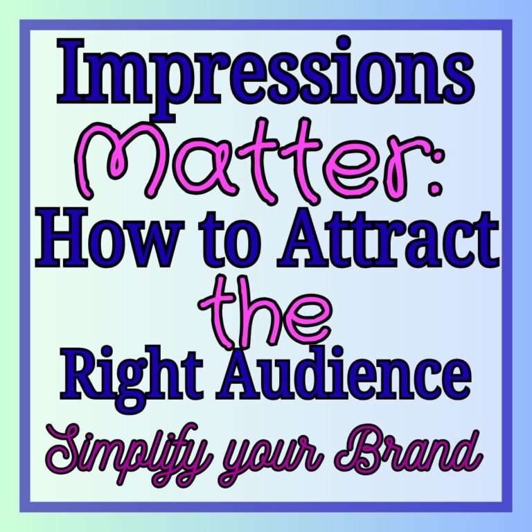 Impressions matter promo