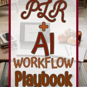 PLR + AI workflow playbook cover