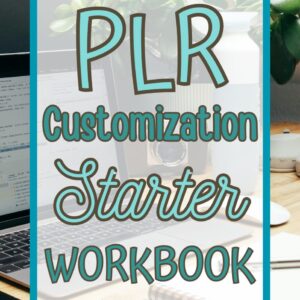 PLR Customization Starter Workbook cover