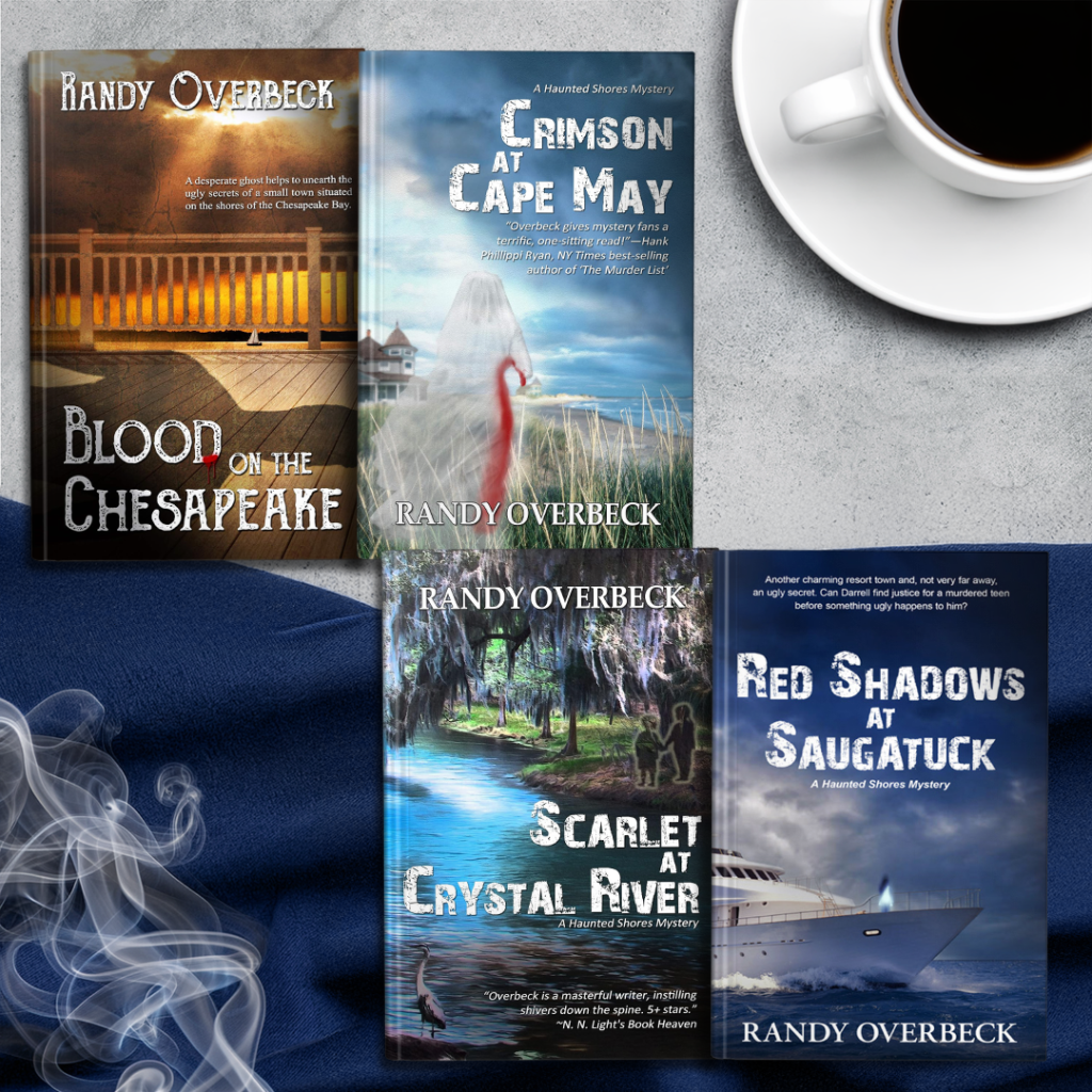Haunted Shores mystery series mockup