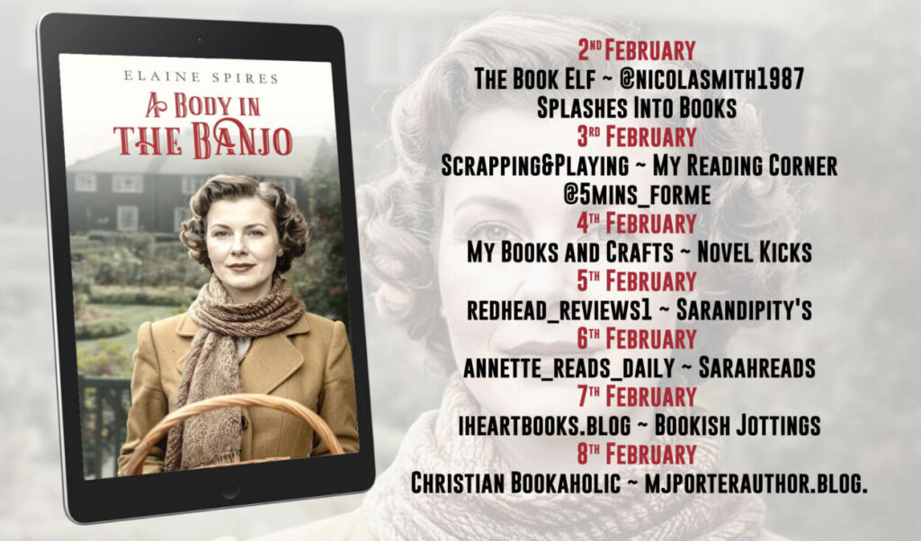A Body in the Banjo blog tour schedule