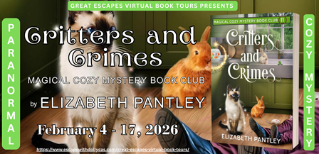 Crimes and Critters blog tour banner