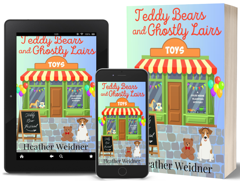 Teddy Bears and Ghostly Lairs book mockup