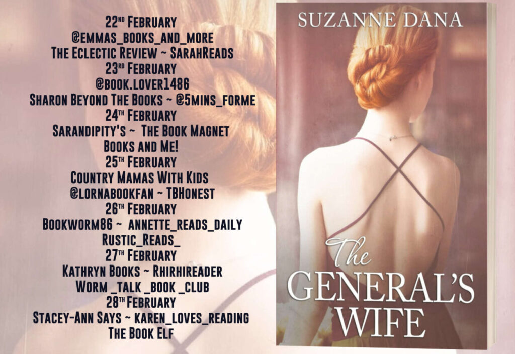 The General's Wife blog tour schedule