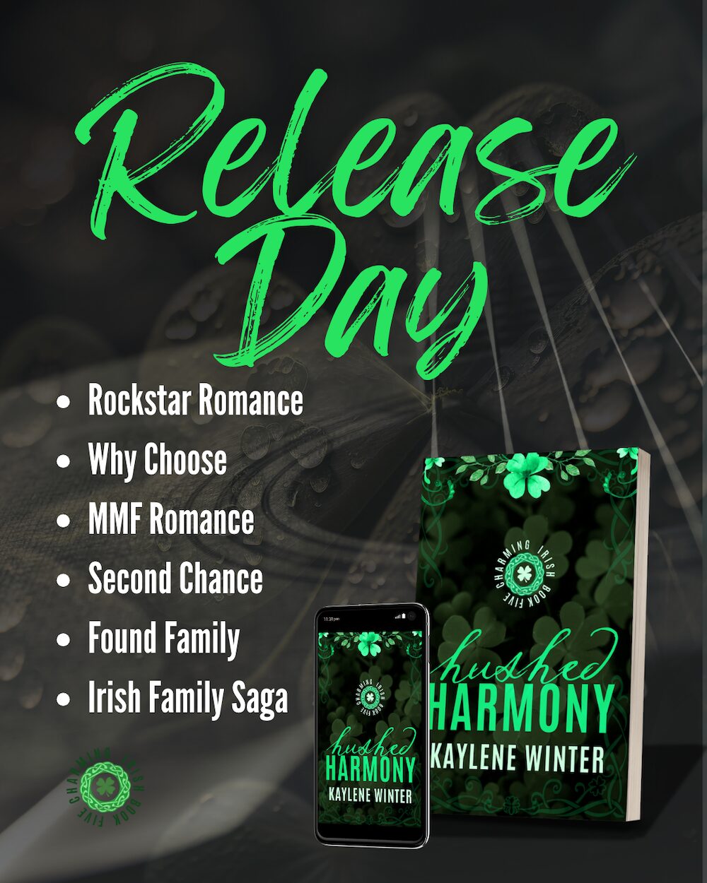 Hushed Harmony book mockup trope