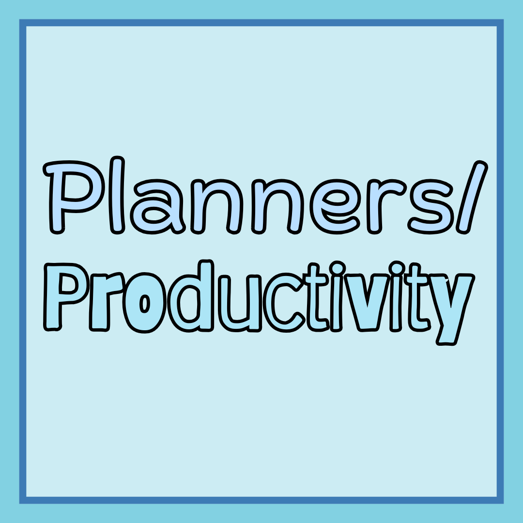 planners/productivity Category