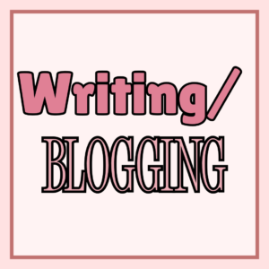 writing/blogging subcategory
