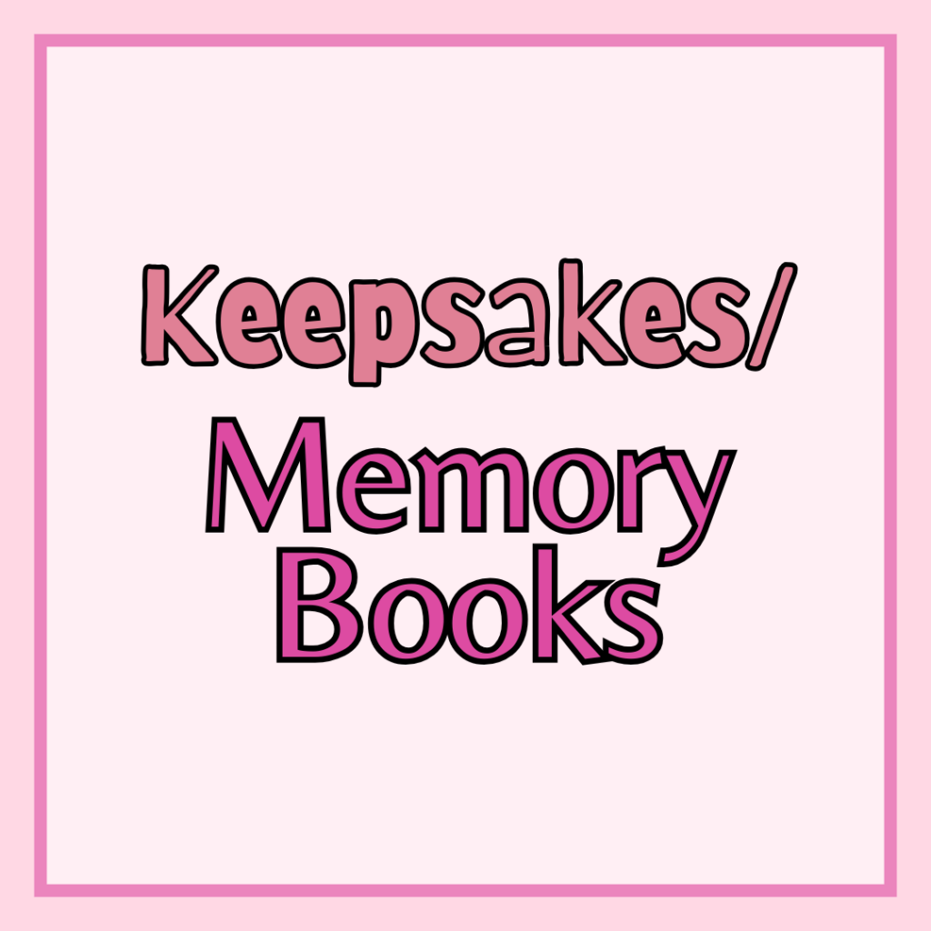 keepsakes/memory books subcategory