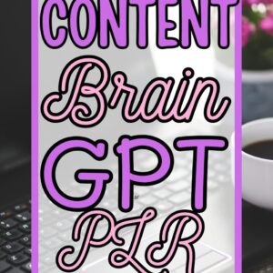content brain gpt plr cover